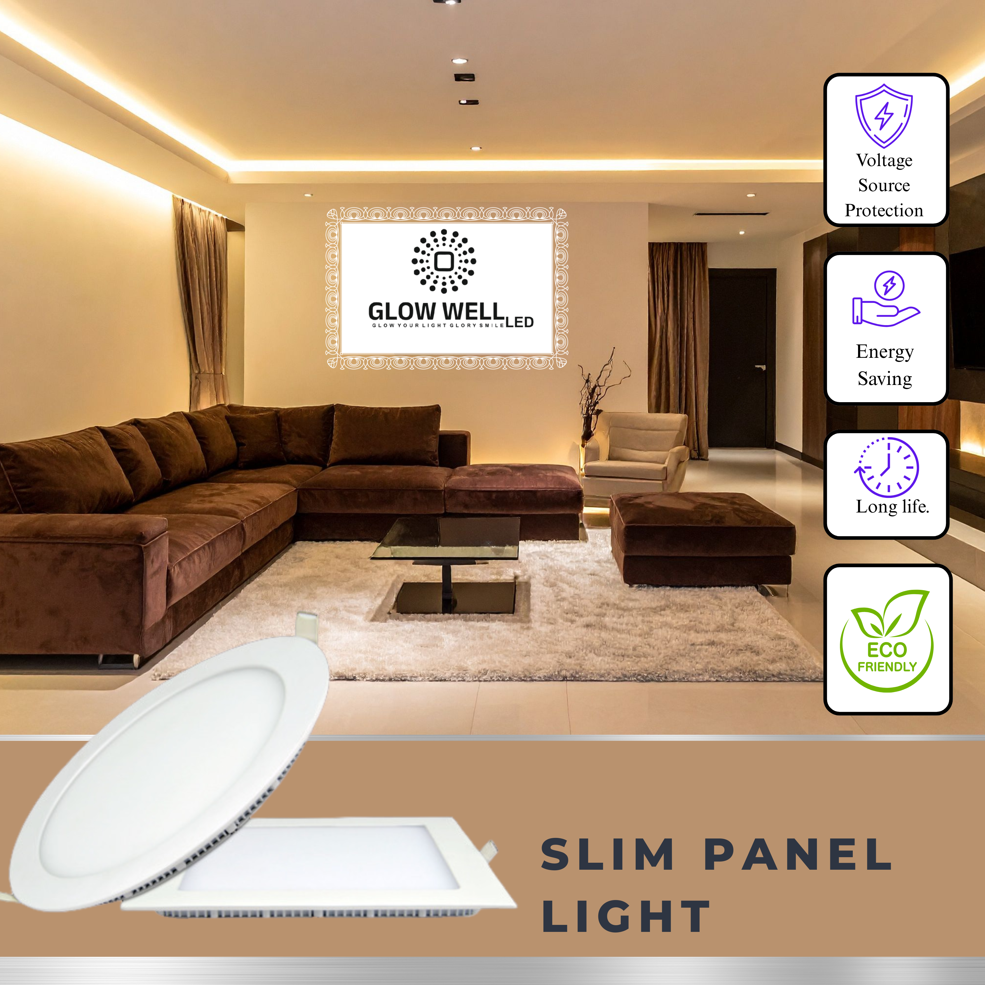 PANEL LIGHT 8W
